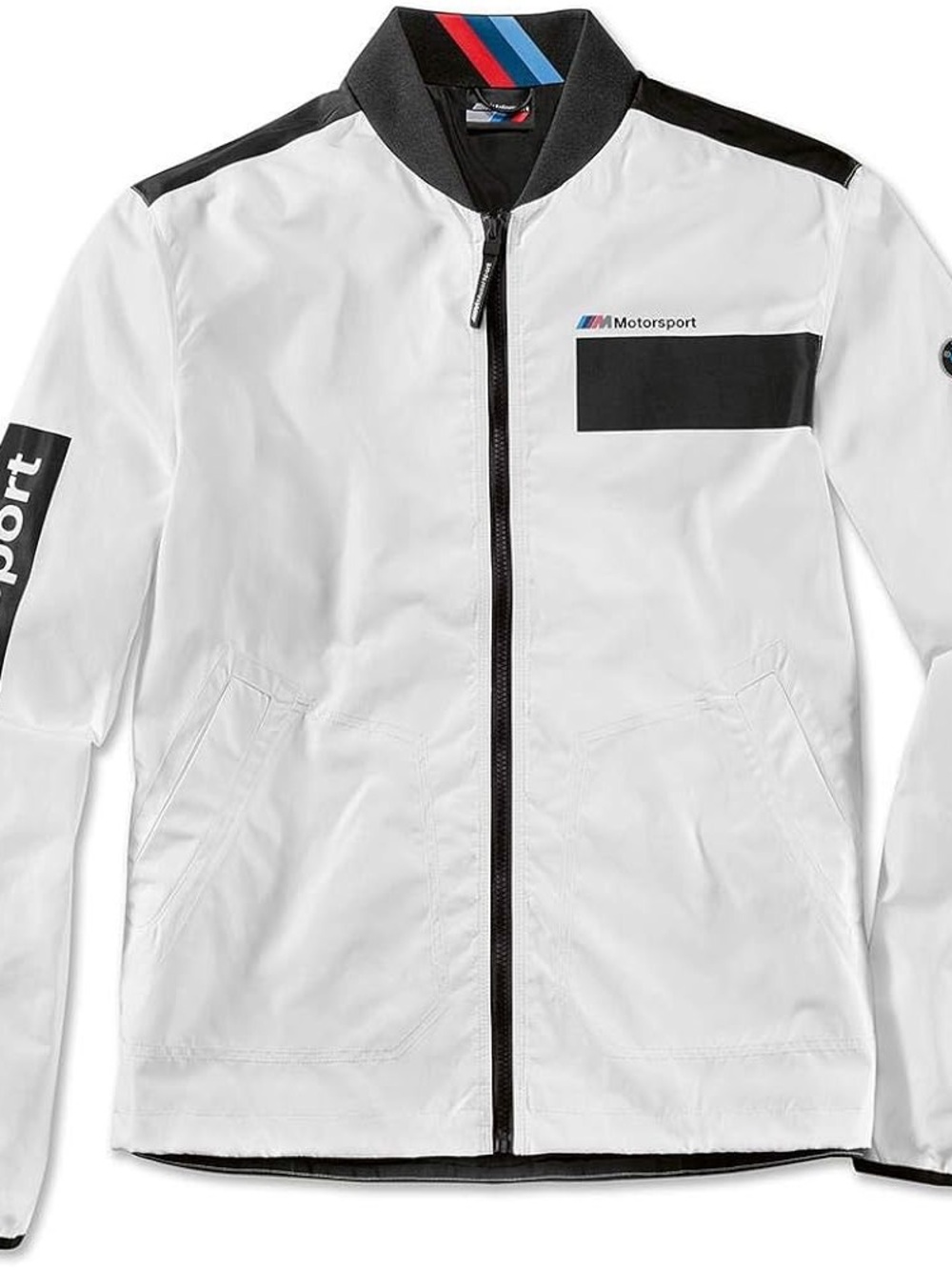 BMW Motorsport Jacket Men's White Racing-Style Jacket